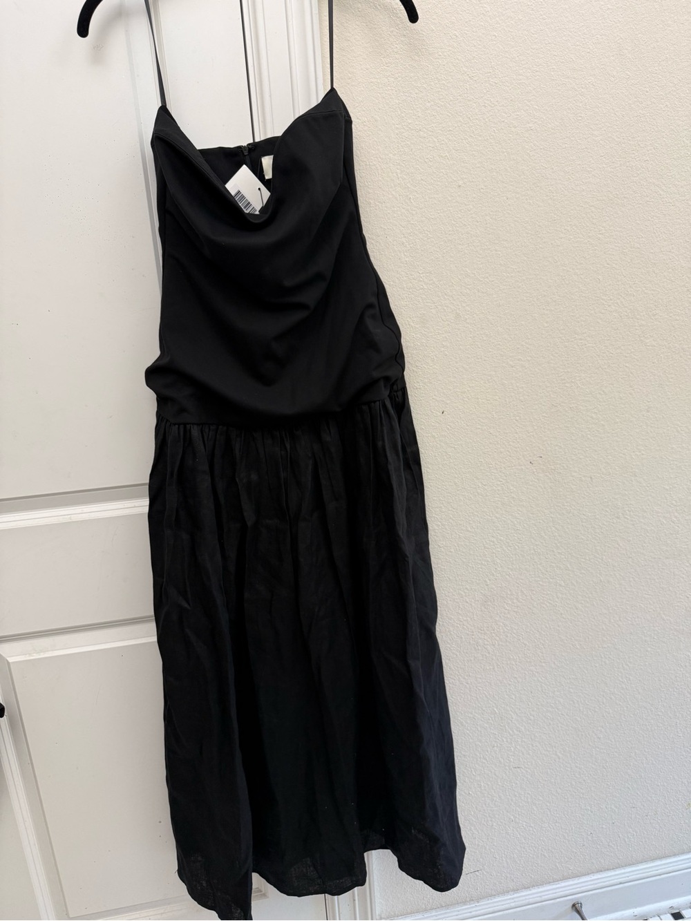 DISSH Black Ellison Strapless Midi Dress NWT Size US 6 - Picture 2 of 5
